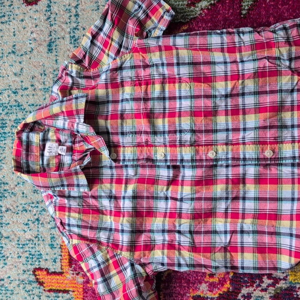 Boys short sleeve button shirt